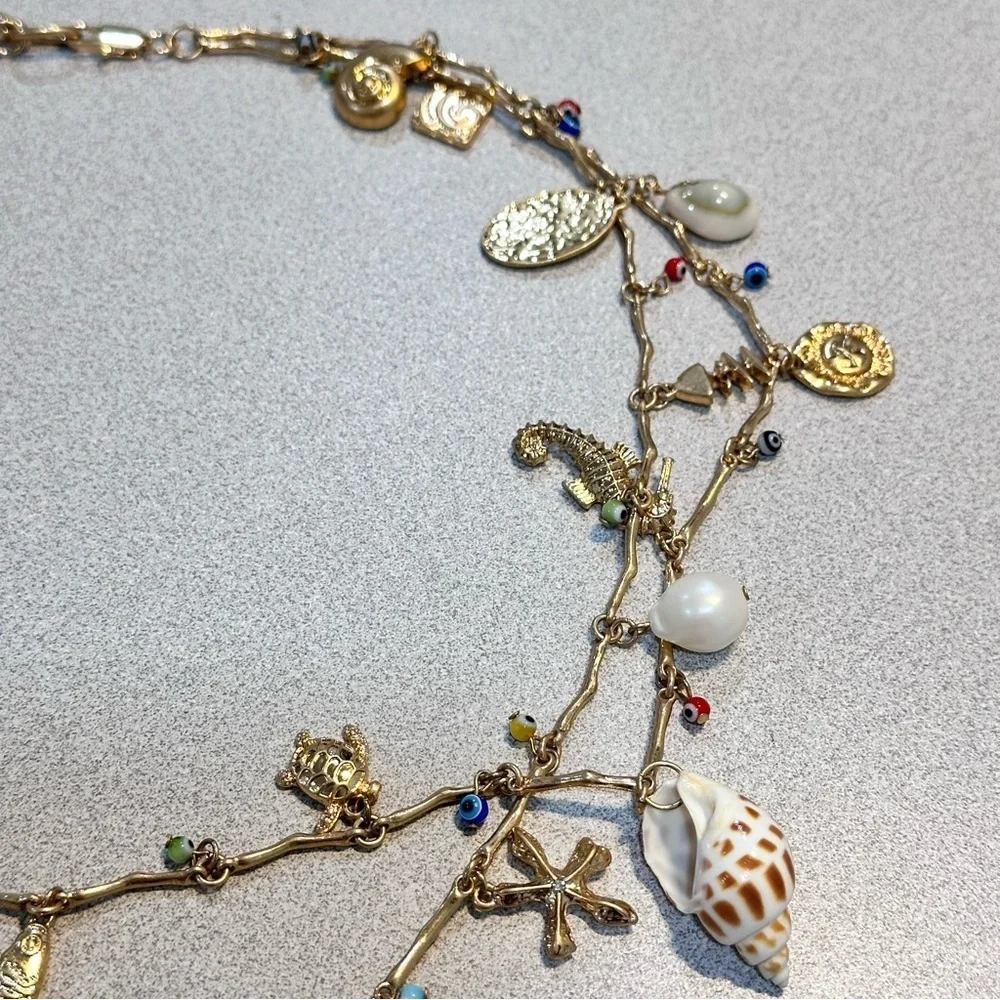 NEW Zara Double Sea Charms Belt